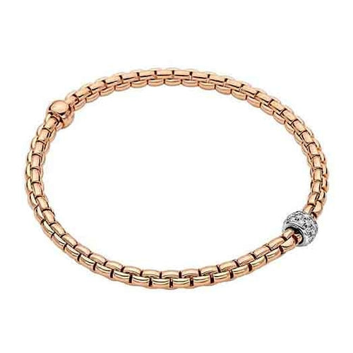 lavianojewelers - 18K Rose Gold Diamond Flex’It Bracelet | 