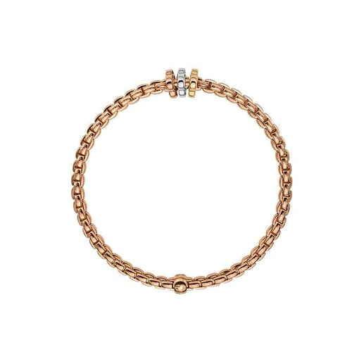 lavianojewelers - 18K Rose Gold Diamond Flex’It Bracelet 