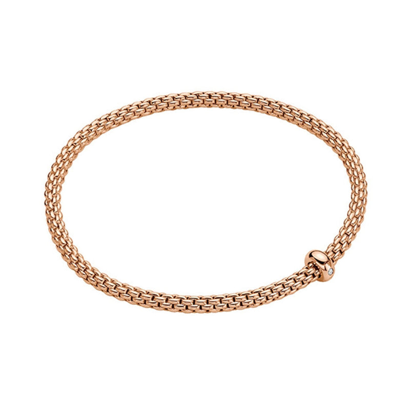 lavianojewelers - 18K Rose Gold Diamond Prima Bracelet | 