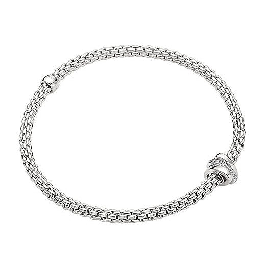 lavianojewelers - 18K White Gold Diamond Flex’It Bracelet | 