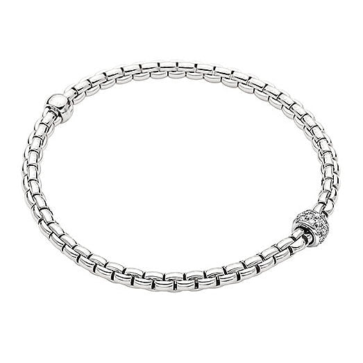 lavianojewelers - 18K White Gold Diamond Flex’It Bracelet | 