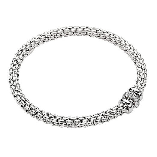 lavianojewelers - 18K White Gold Diamond Flex’It Bracelet | 