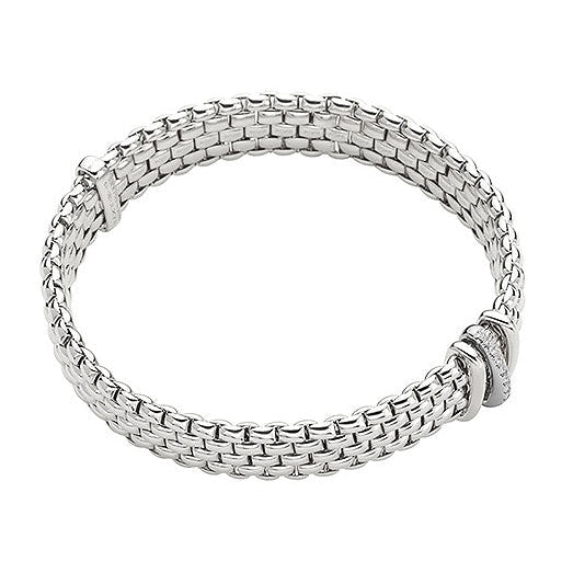 lavianojewelers - 18K White Gold Diamond Flex’It Bracelet | 