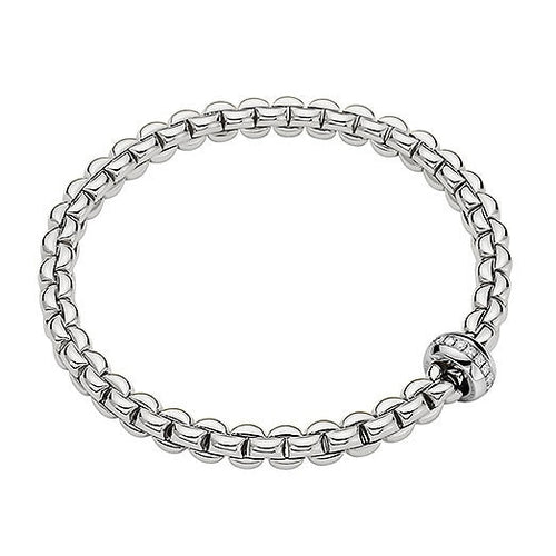 lavianojewelers - 18K White Gold Diamond Flex’It Bracelet | 