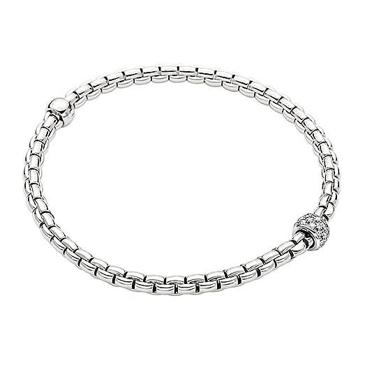 lavianojewelers - 18K White Gold Diamond Flex’It Bracelet | 