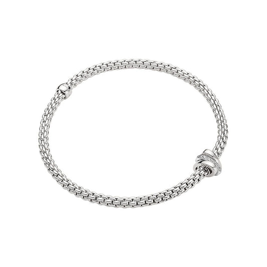 FOPE 18K White Gold Diamond Prima Bracelet