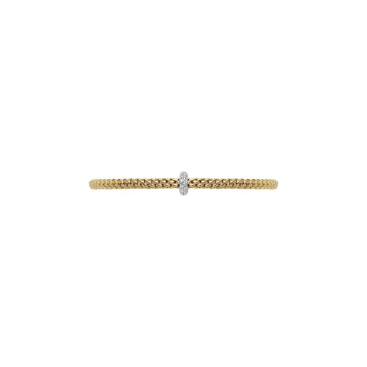 Fope Bracelets - 18K Yellow Gold Bracelet with Diamonds 