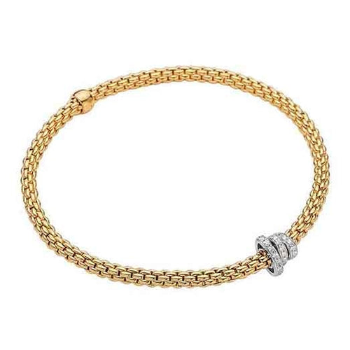 lavianojewelers - 18K Yellow Gold Diamond Flex’It Bracelet |