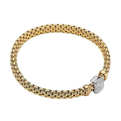 lavianojewelers - 18K Yellow Gold Diamond Flex’It Bracelet |
