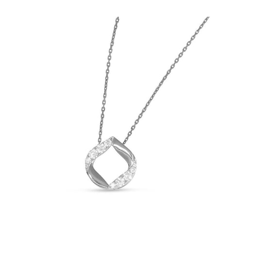 Frederic Sage - 14K White Gold Diamond Necklace | LaViano 