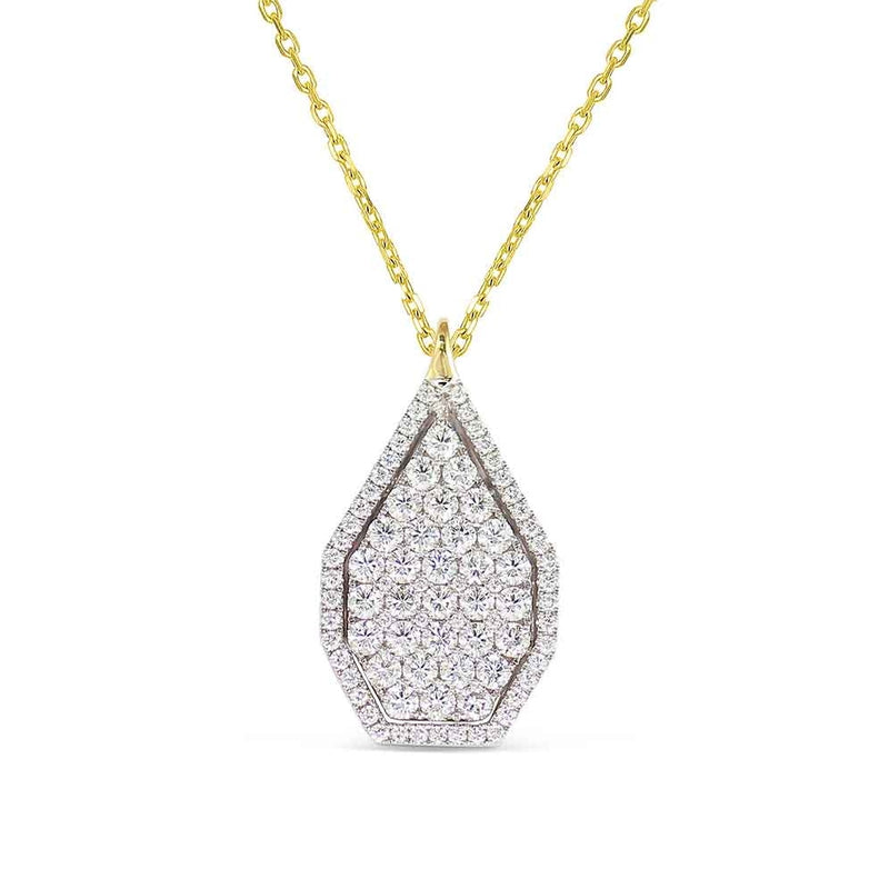 Frederic Sage - 14K Yellow Gold Diamond Necklace | LaViano 