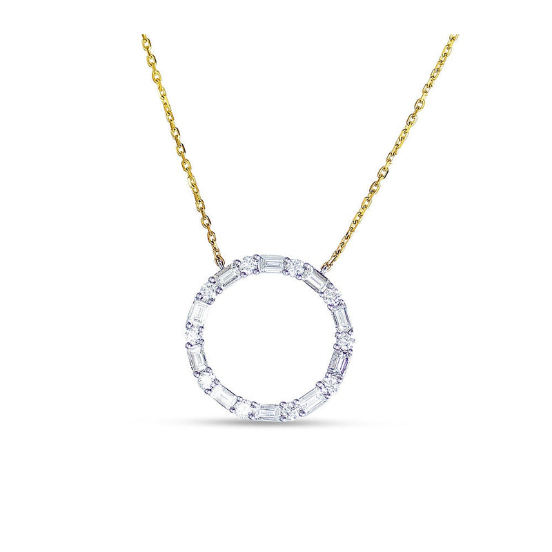 Frederic Sage - 18K White Gold Diamond Necklace | LaViano 