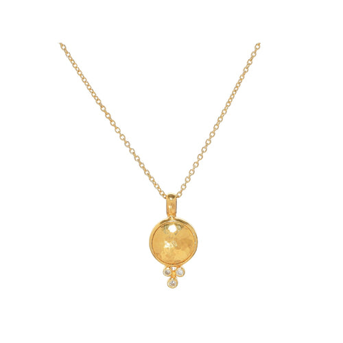 Gurhan Necklaces - 24K Yellow Gold Diamond Necklace | 