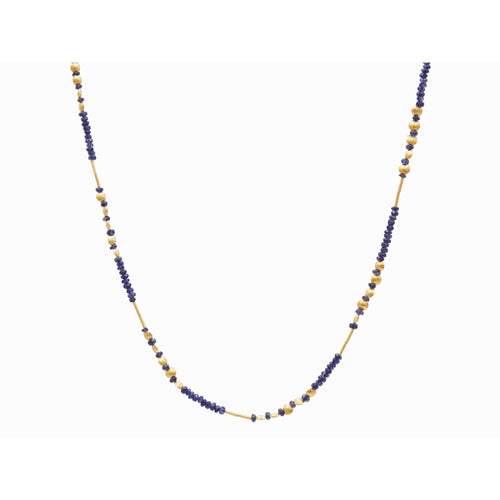 Gurhan Necklaces - 24K Yellow Gold Sapphire Necklace | 