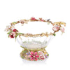 Jay Strongwater Bowls - Dutch Floral Glass Bowl SDH2545-256