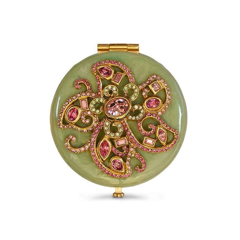 Jay Strongwater - Elizabeth Flower Jeweled Compact | LaViano