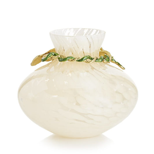 Jay Strongwater Vase - Leaf and Flower Vase SDH6634-276 |