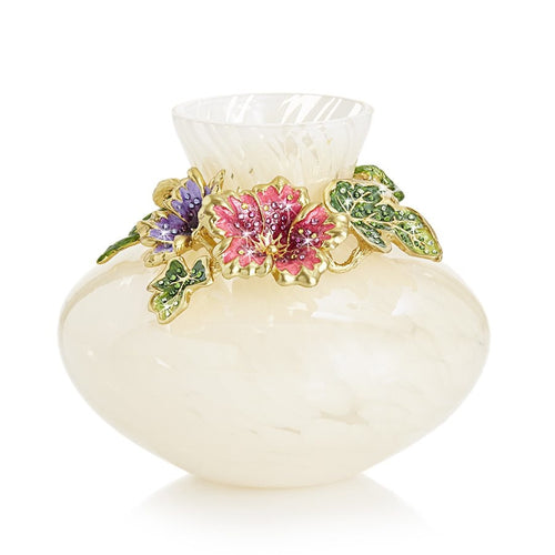 Jay Strongwater Vase - Leaf and Flower Vase SDH6634-276 |