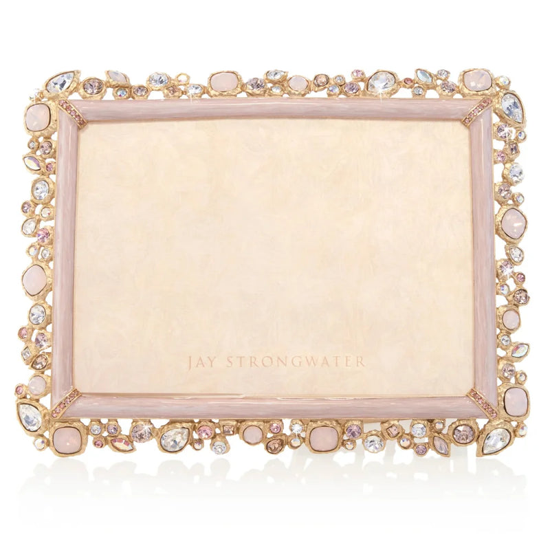 Jay Strongwater Frames - Leslie Bejeweled 5 x 7 Frame - Baby