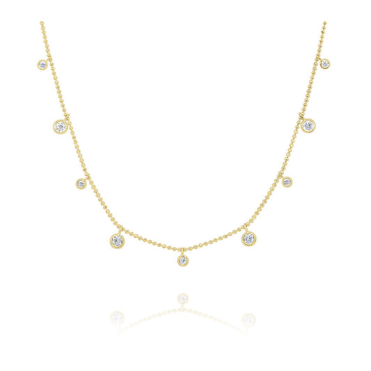 KC Designs 14k Gold and Diamond Drops Necklace
