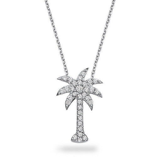 KC Designs Necklaces - 14K White Gold Diamond Necklace | 