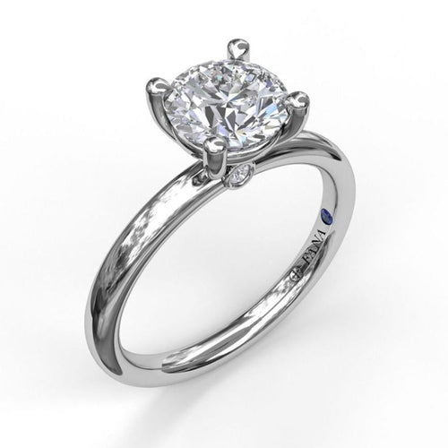 LaViano Jewelers Rings -.02cts Platinum and Diamond Semi 