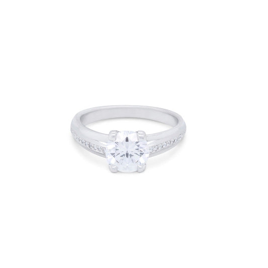 Platinum Diamond Semi Mounting Ring