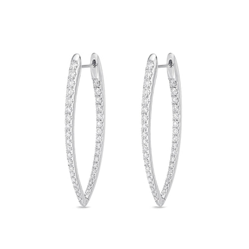 LaViano Jewelers Earrings - 1.63cts 18K White Gold Diamond 