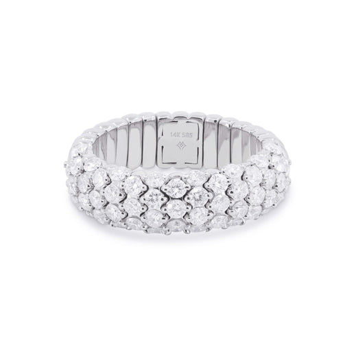 LaViano Jewelers Rings - 14K White Gold Diamond Band | 