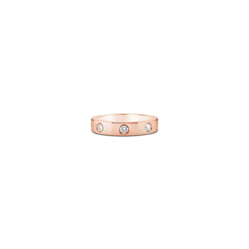 LaViano Jewelers 14K Rose Gold Diamond Ring (Diamonds .17cts)
