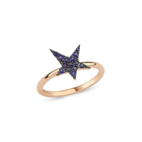 lavianojewelers - 14K Rose Gold RockStar Sapphire Ring | 