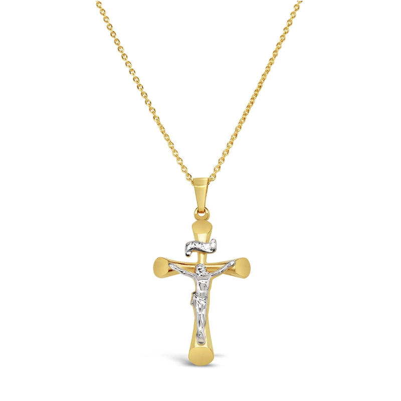 LaViano Jewelers - 14K Two Tone Cross | LaViano Jewelers NJ 