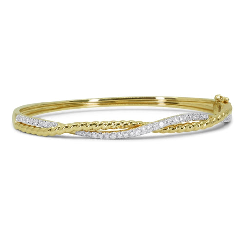 LaViano Jewelers Bracelets - 14K Two Tone Diamond Bracelet |
