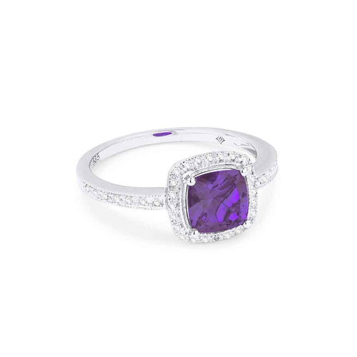 lavianojewelers - 14K White Gold Amethyst Ring | LaViano 