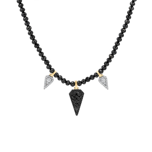 LaViano Jewelers Necklaces - 14K White Gold Black Diamond