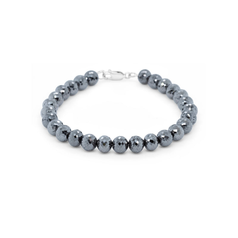LaViano Jewelers Bracelets - 14K White Gold Black Diamond 