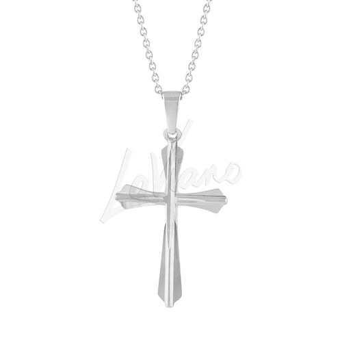 LaViano Jewelers Necklaces - 14K White Gold Cross | LaViano
