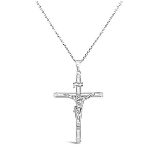 LaViano Jewelers Necklaces - 14K White Gold Cross | LaViano 