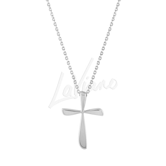 LaViano Jewelers Necklaces - 14K White Gold Cross | LaViano