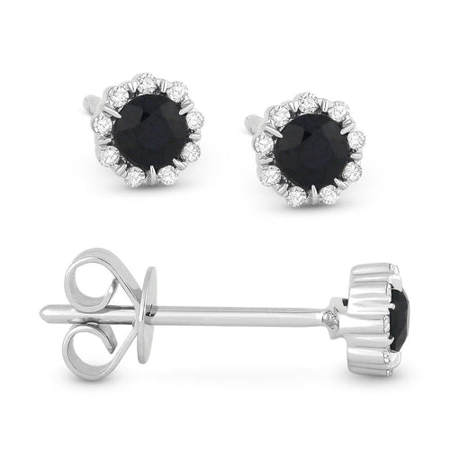 LaViano Jewelers Earrings - 14K White Gold Diamond and 