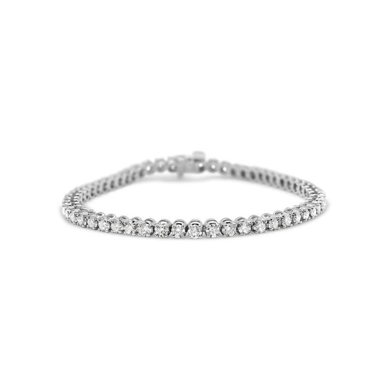 LaViano Jewelers 14K White Gold Diamond Bracelet (57 Diamond Diamonds=4.68cts)