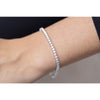 LaViano Jewelers 14K White Gold Diamond Bracelet 64 Diamonds =3.61cts