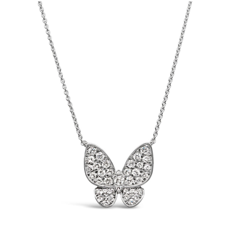 LaViano Jewelers Necklaces - 14K White Gold Diamond 