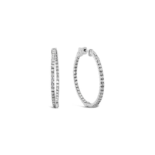 LaViano Jewelers 14K White Gold Diamond Earrings