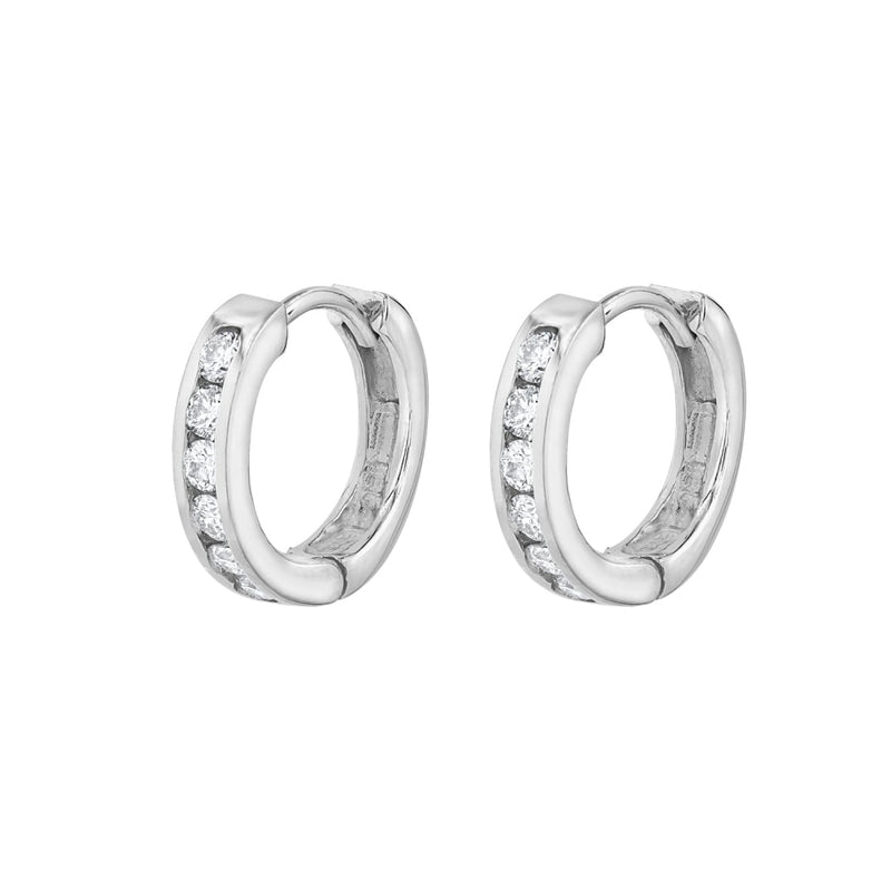 LaViano Jewelers Earrings - 14K White Gold Diamond Earrings