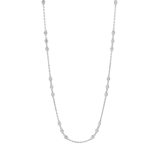 LaViano Jewelers Necklaces - 14K White Gold Diamond Necklace