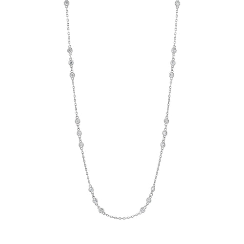 LaViano Jewelers Necklaces - 14K White Gold Diamond Necklace