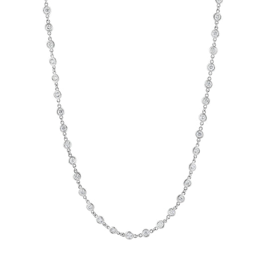 LaViano Jewelers Necklaces - 14K White Gold Diamond Necklace