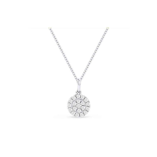 lavianojewelers - 14K White Gold Diamond Necklace | LaViano 