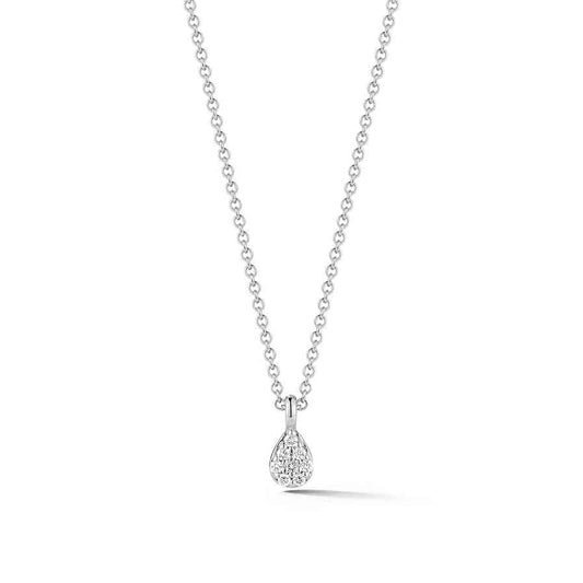 lavianojewelers - 14K White Gold Diamond Necklace | LaViano 